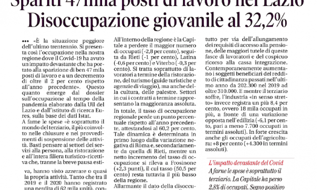 Lavoro e Pandemia. Il Tempo parla di noi