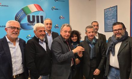 La Uil Lazio saluta il Segretario generale Alberto Civica